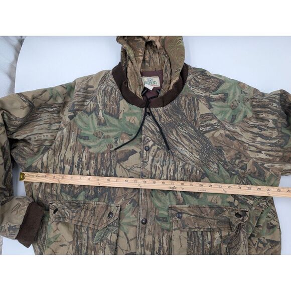 Vintage Redhead Camo Jacket Coat Quilted Men's XXL 50/50 Cotton‎ Hood Realtree - Picture 6 of 15